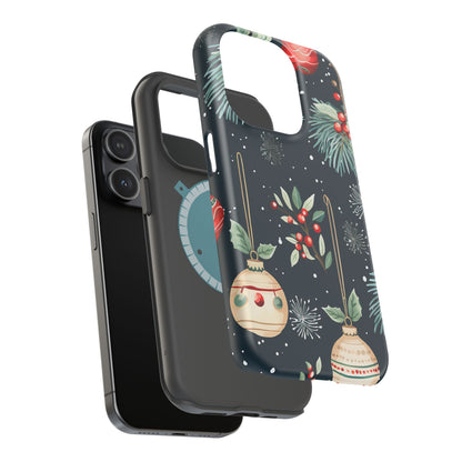 Elegant Christmas Ornaments and Pine - MagSafe iPhone Series Case