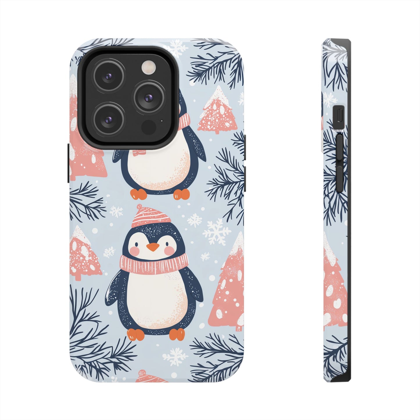 Penguin in Winter Wonderland iPhone Case