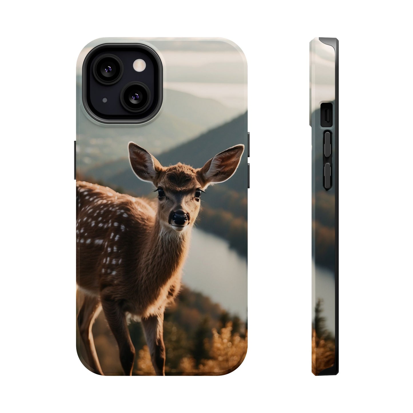 Whimsical Fawn in a Sunlit Forest MagSafe iPhone Case