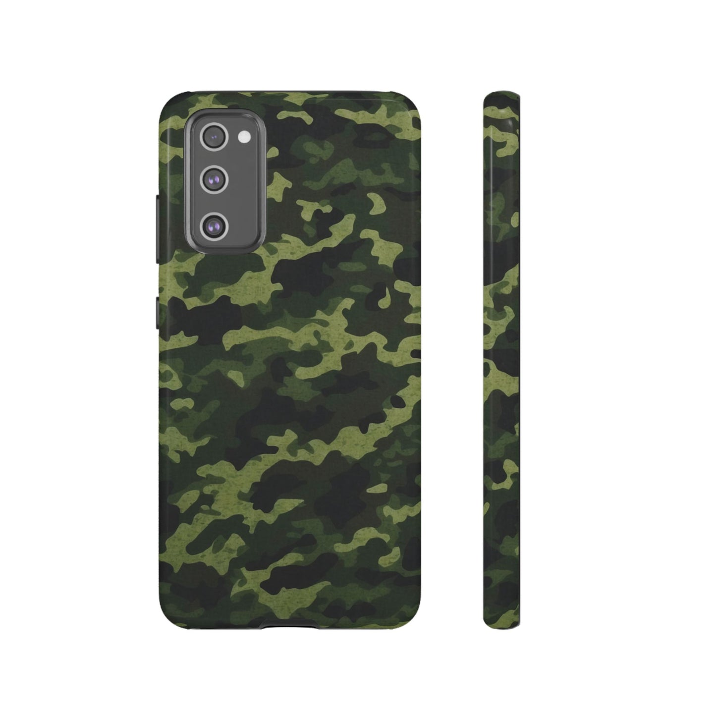 Dark Green Camouflage – Samsung Galaxy Case, Durable and Stylish