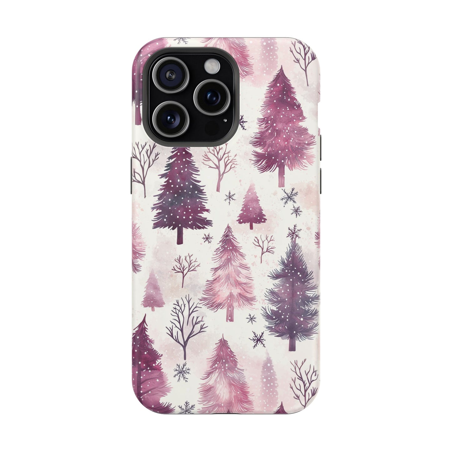 Winter Wonderland Purple Christmas Trees –  MagSafe iPhone Series Case