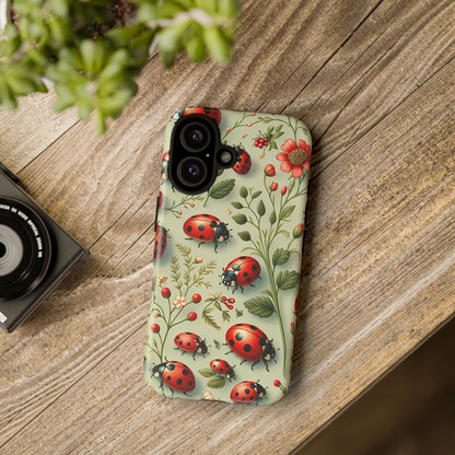 Ladybug Phone Case - Tough Dual Layer Protection - Perfect Gift For The Ladybug Lover In Your Life