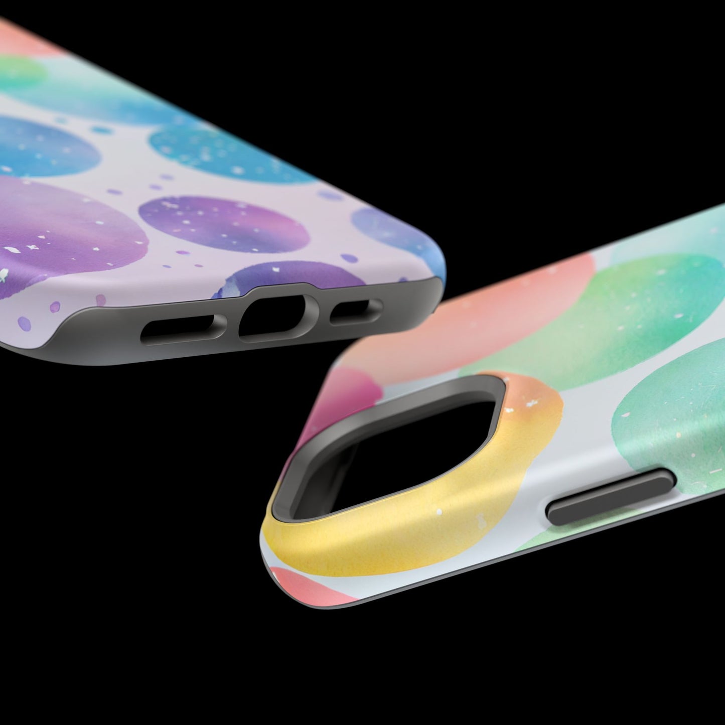 Pastel Galaxy Bubbles  MagSafe iPhone Case – Slim Design, Glossy Finish