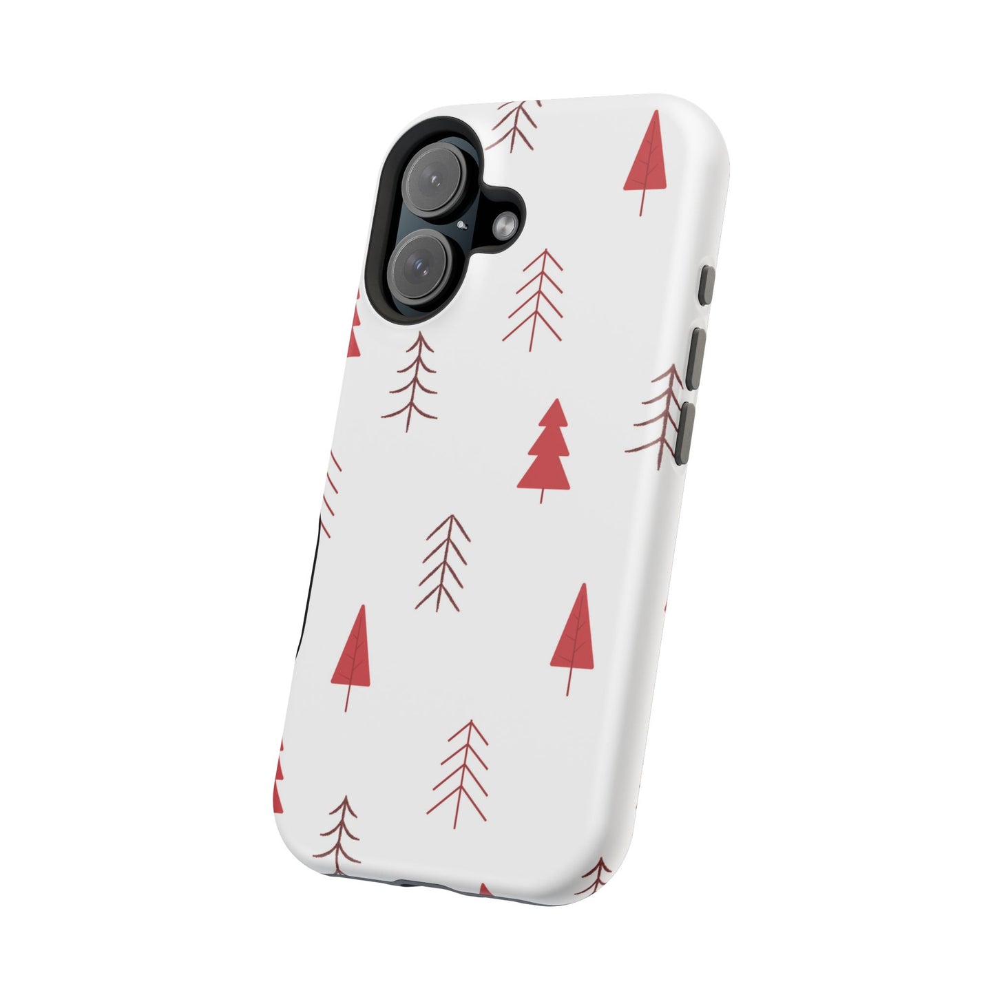 Scandi Red Pine Trees - MagSafe iPhone Series Case