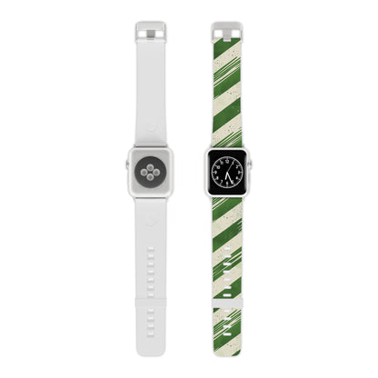 Green Stripes  Apple Watch Band