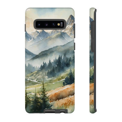 Serene Alpine Forest - Samsung Galaxy Case