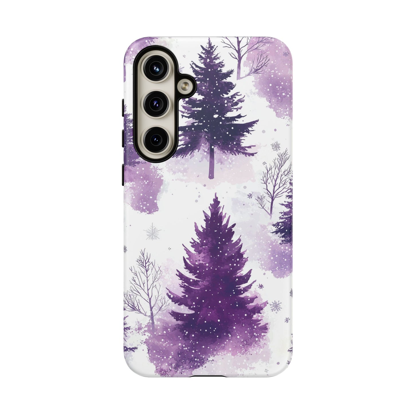 Purple Snowy Forest - Samsung Galaxy Series Case