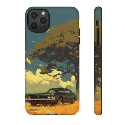 Retro Road Trip Vintage Car iPhone Case