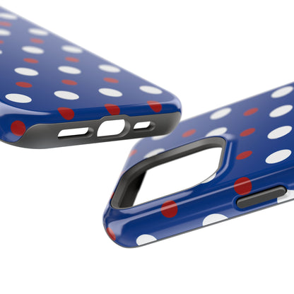 Patriotic Polka Dots – MagSafe iPhone Case