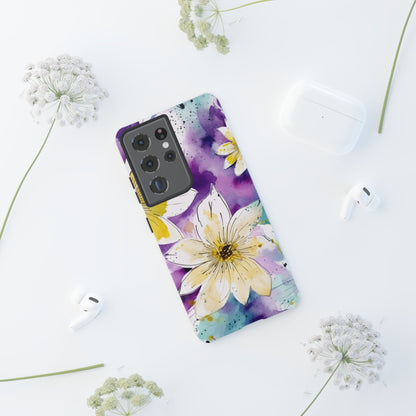 Abstract Floral Watercolor Splash - Samsung Galaxy Series Case