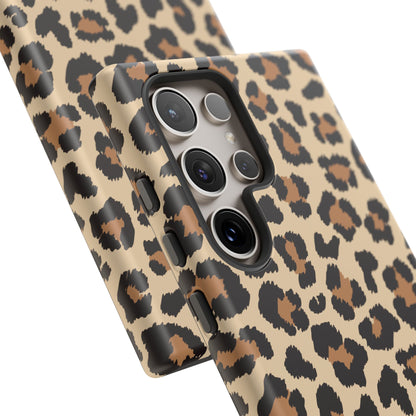 Wild Leopard Print Tough Samsung Galaxy Case – Bold Animal Pattern Design with Dual - Layer Protection - BOGO Cases