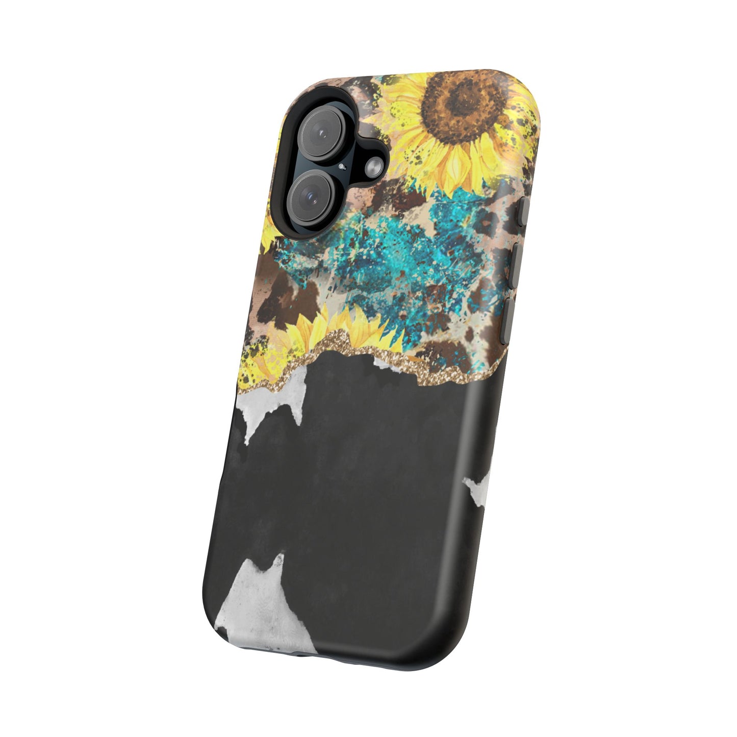 Rustic Sunflower Leopard Glam - MagSafe iPhone Series Case