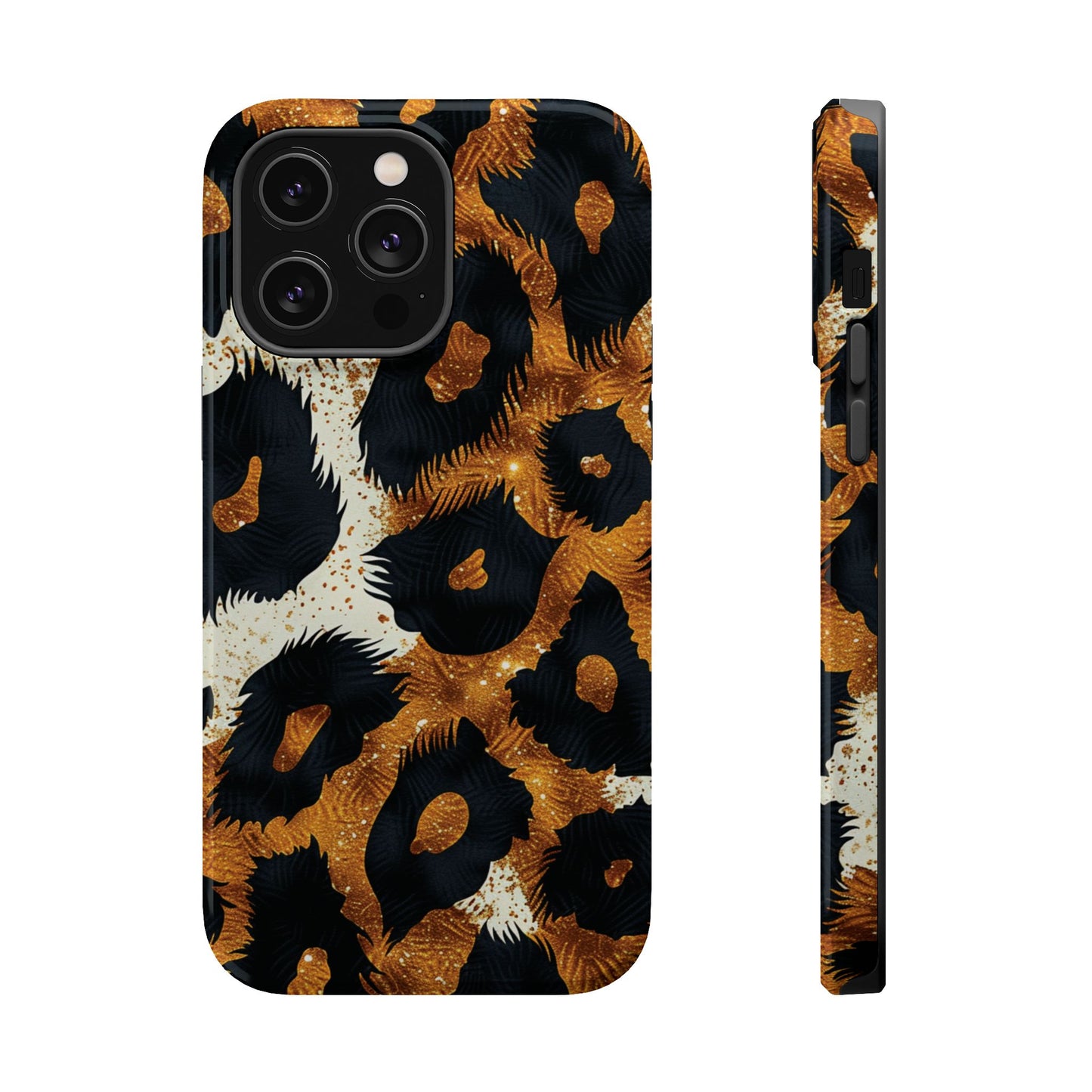 Safari Noir Gold Leopard iPhone Case