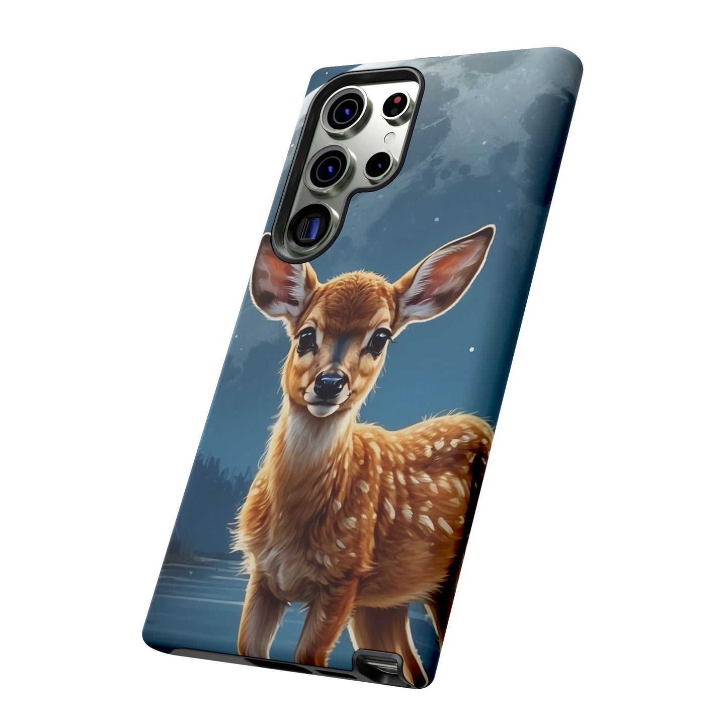 Samsung Galaxy Case – Enchanted Fawn Under the Moonlit Sky