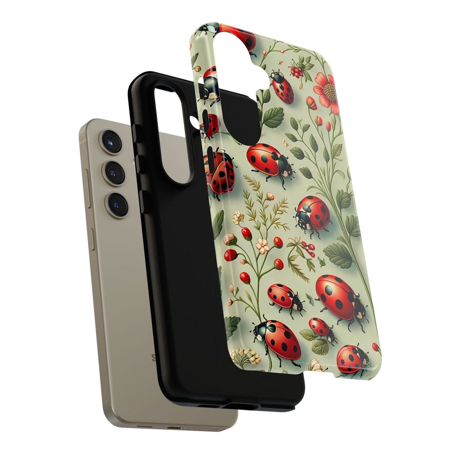 Ladybug Phone Case - Tough Dual Layer Protection - Perfect Gift For The Ladybug Lover In Your Life