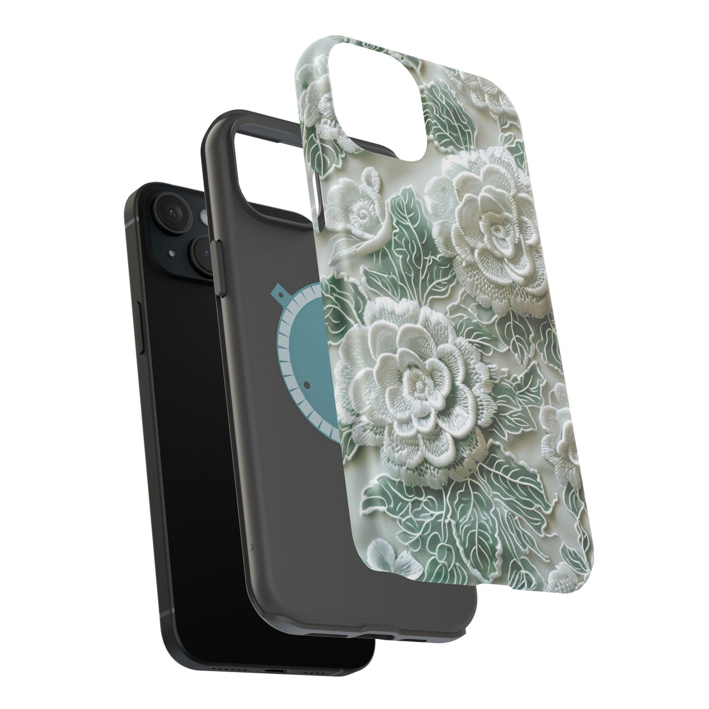 Elegant Blossoms 3D iPhone Case