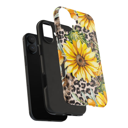 Leopard Sunflower Chic - iPhone Series Case