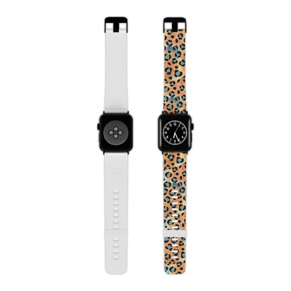 Sunset Watercolor Leopard Print Apple Watch Band