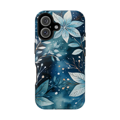 Midnight Frost Botanical – MagSafe iPhone Case