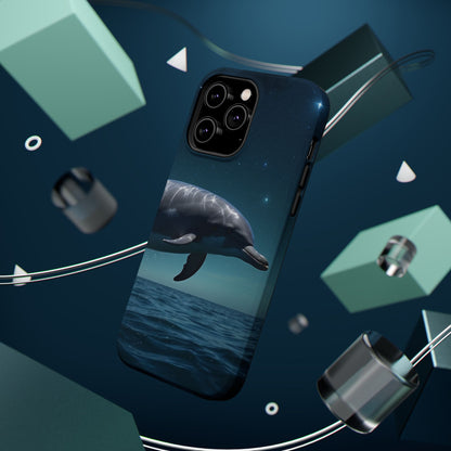 Midnight Ocean Dolphin - MagSafe-Compatible Case