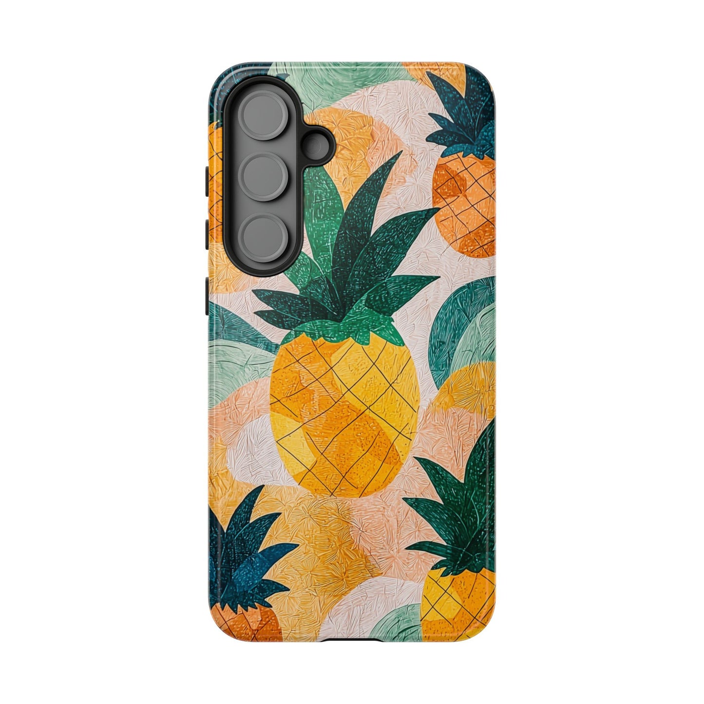 Tropical Pineapple Samsung Galaxy  Case – Vibrant Fruit Design, Tough Dual-Layer Protection