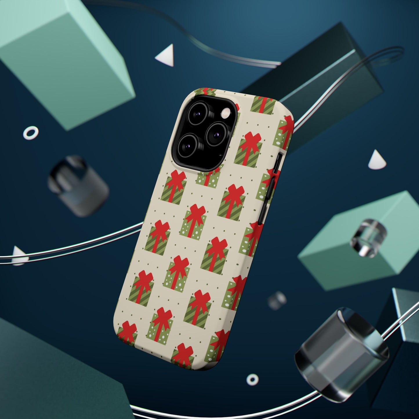 Festive Holiday Gift Pattern - MagSafe iPhone Series Case