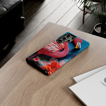 Flamingo Dreams – Bold Tropical Samsung Case