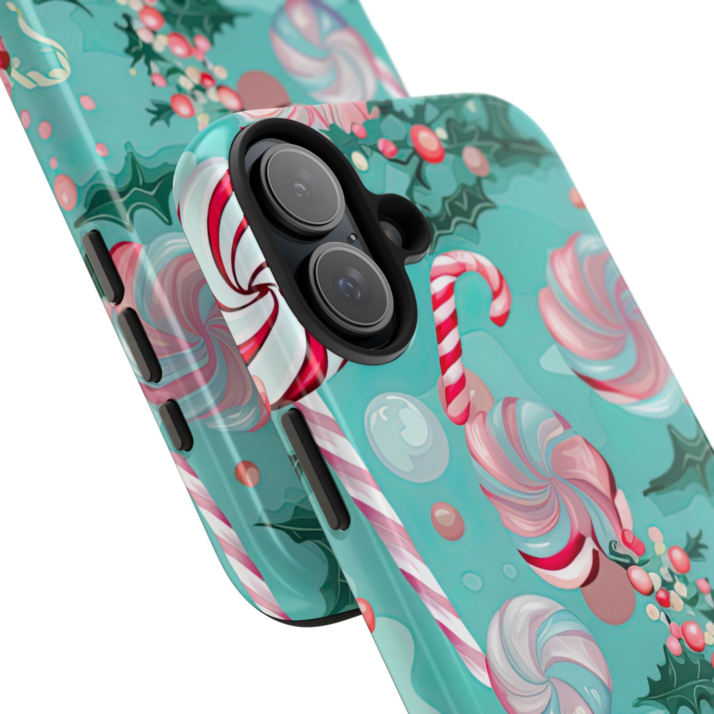 Candy Cane & Peppermint Holiday Delight – iPhone Series Case