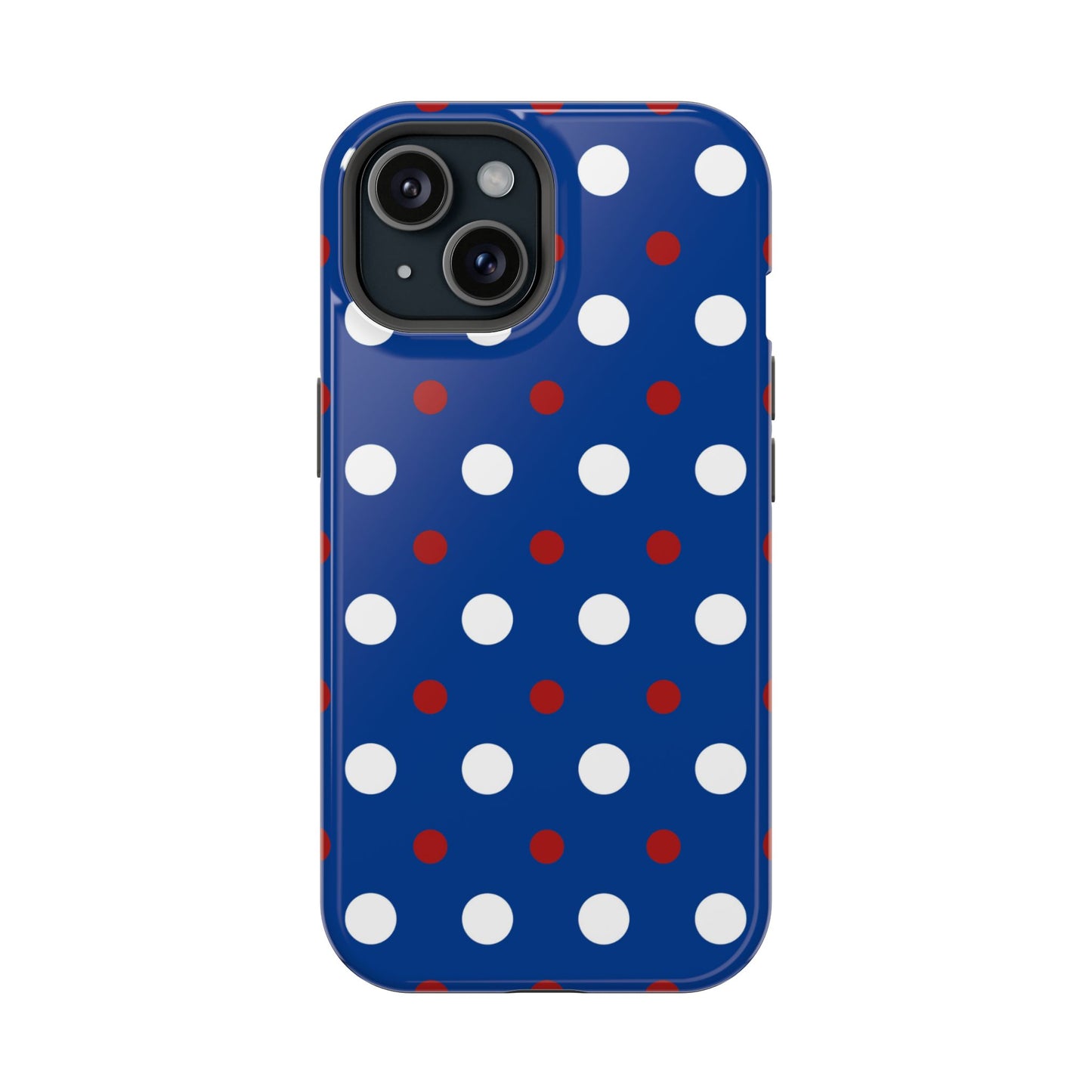 Patriotic Polka Dots – MagSafe iPhone Case