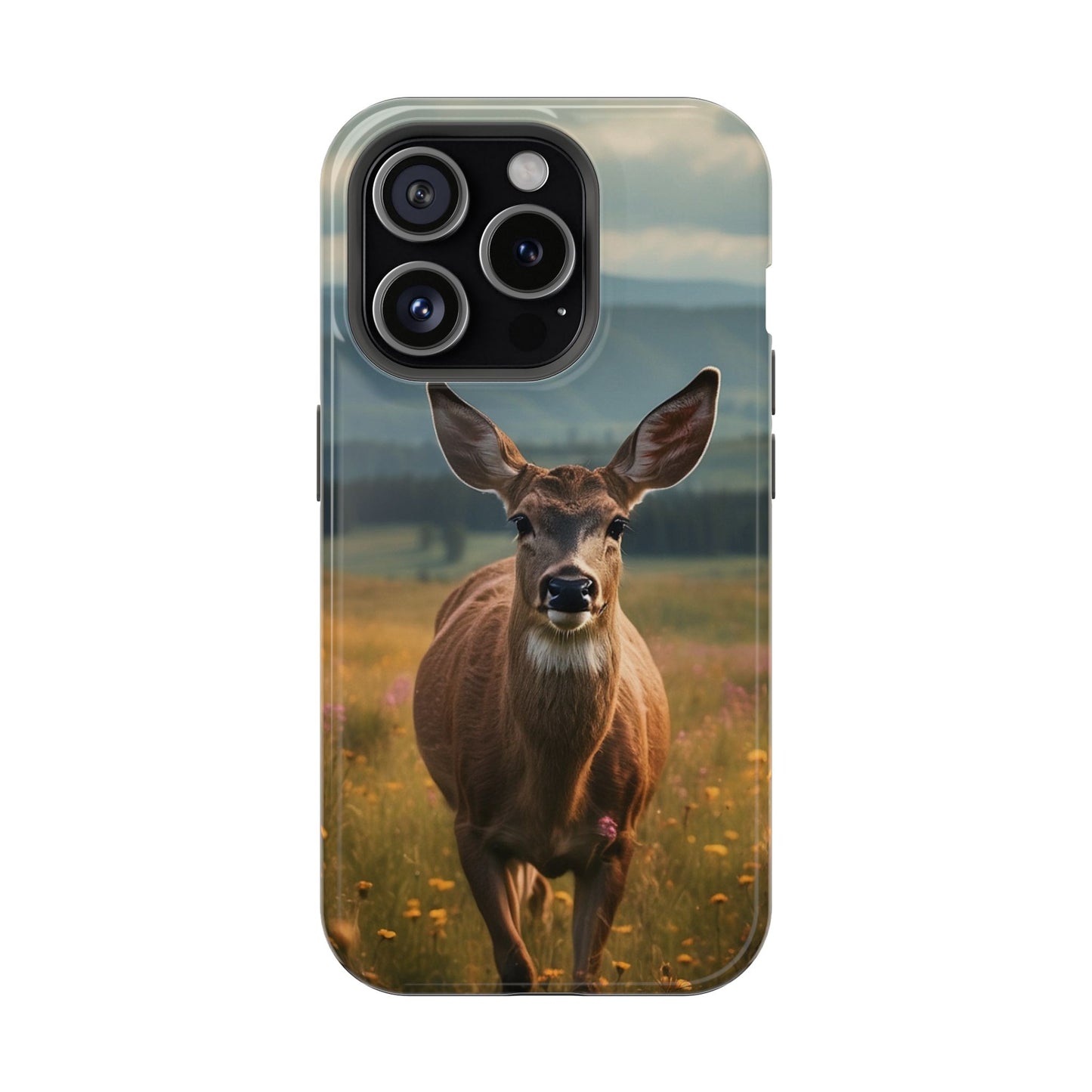 Rustic Meadow Deer – MagSafe iPhone Case