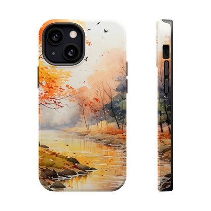 Autumn River Serenity – MagSafe iPhone Case