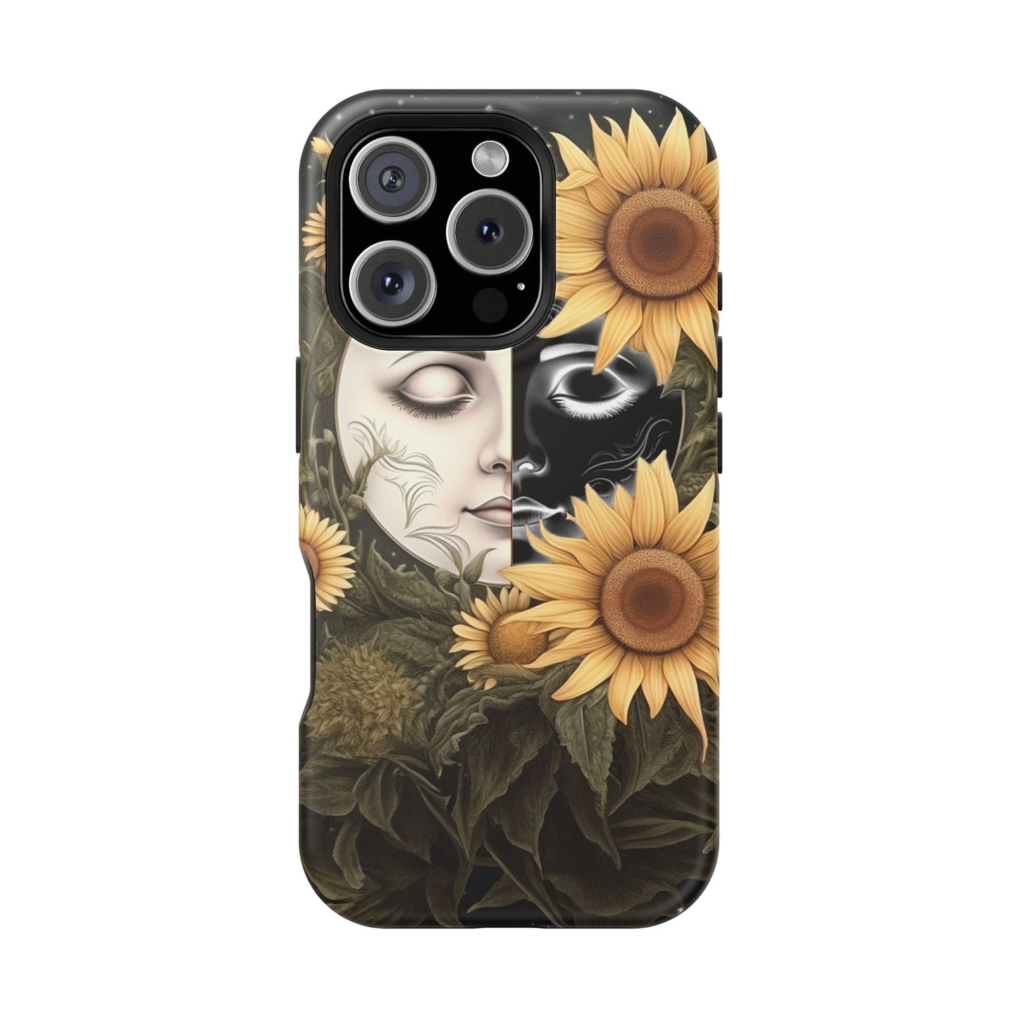 Sunflower Moon and Stars MagSafe Case – Ethereal Art