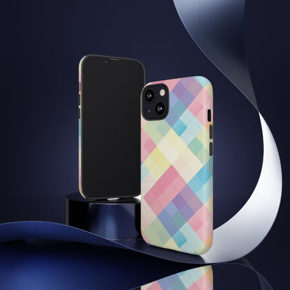 Spring Sonata Pastel Plaid Case