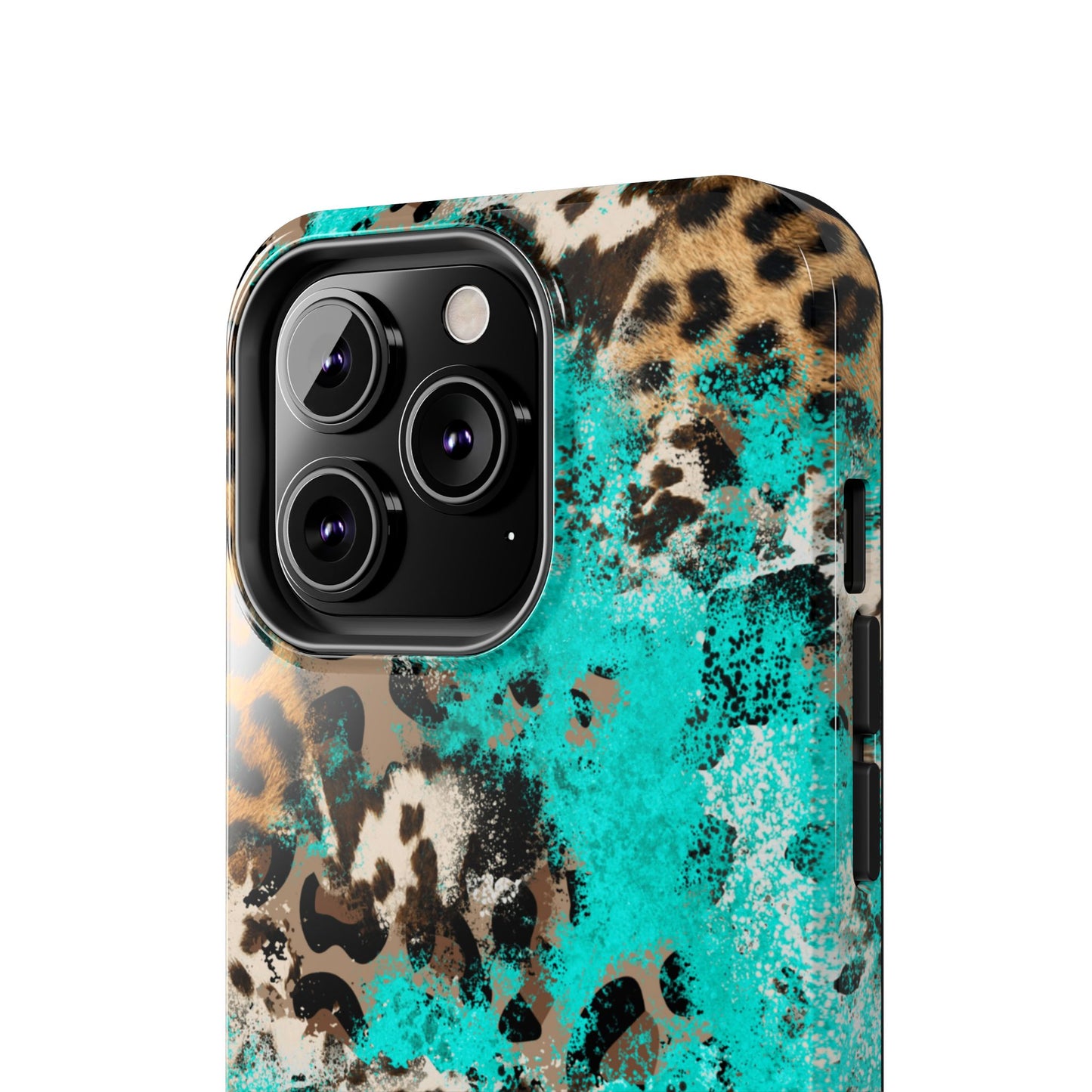 Aqua Splash Leopard - iPhone Series Case