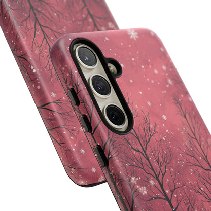 Pink Winter Twilight Forest - Samsung Galaxy Series Case