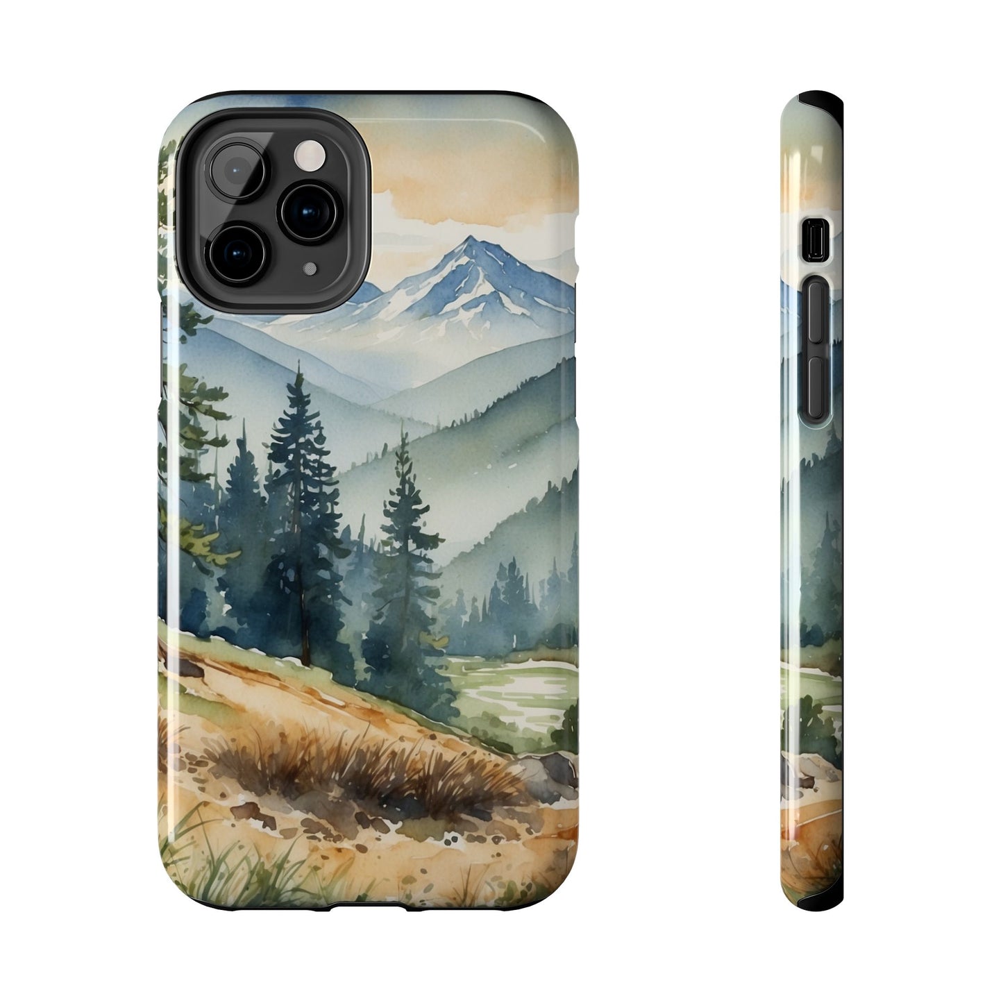 Tranquil Mountain Escape - iPhone Case