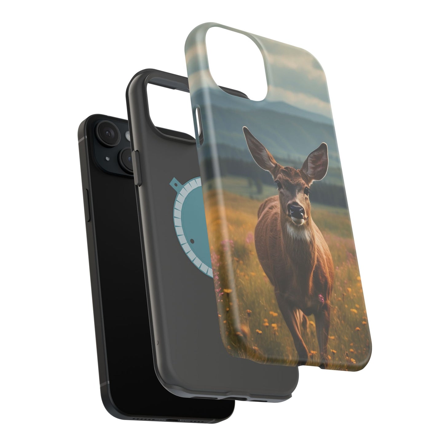 Rustic Meadow Deer – MagSafe iPhone Case