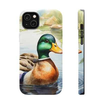 Serene Duck Reflection - MagSafe iPhone Case