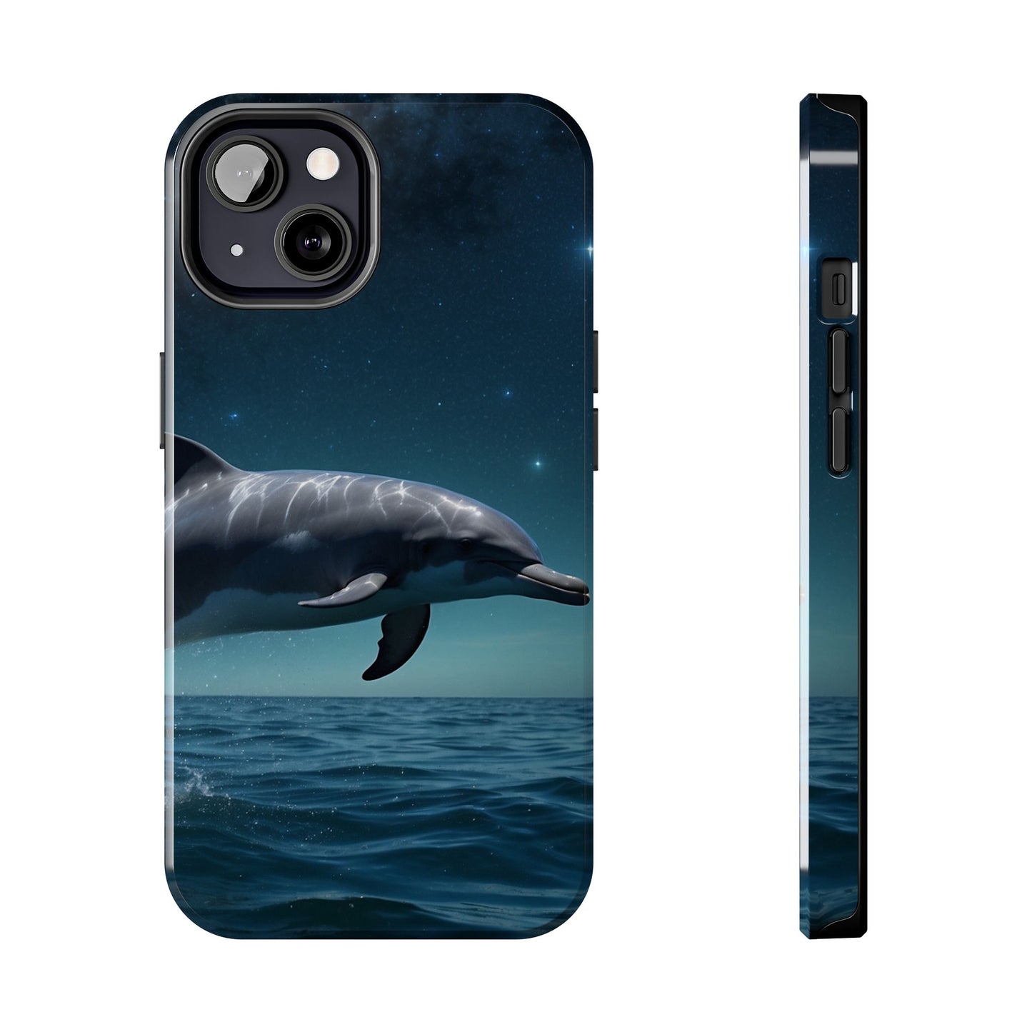 Midnight Ocean Dolphin - iPhone Case