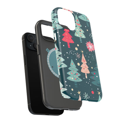 Whimsical Christmas Trees - MagSafe iPhone Series Case