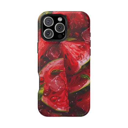 Juicy Watermelon MagSafe iPhone Case – Refreshing Summer Vibes, Dual-Layer Protection