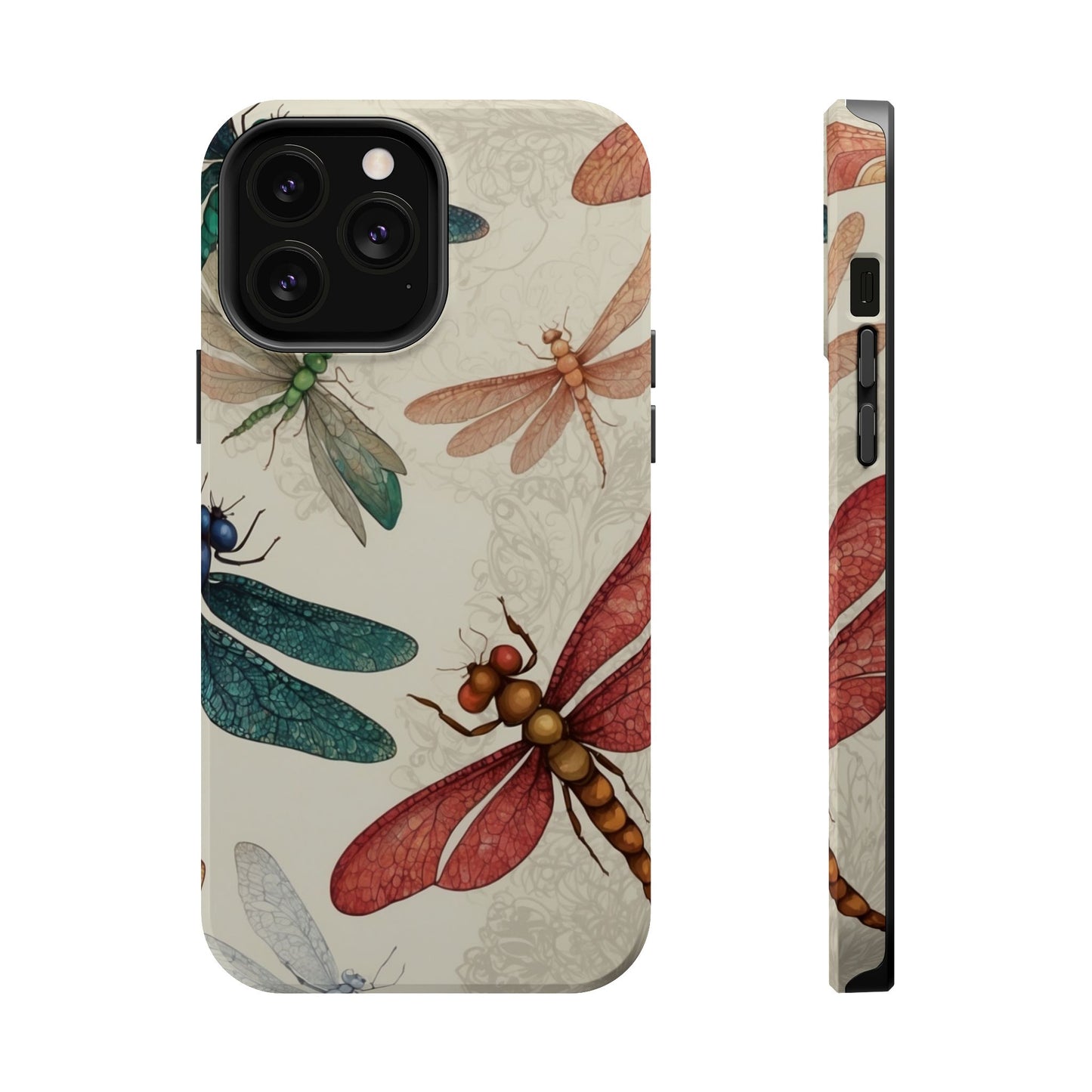 Vintage Dragonfly Garden – MagSafe iPhone Series Case