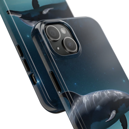 Midnight Ocean Dolphin - iPhone Case