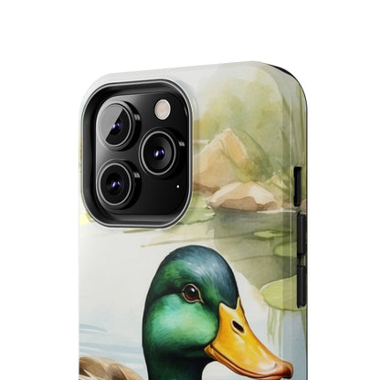 Serene Duck Reflection - iPhone Case