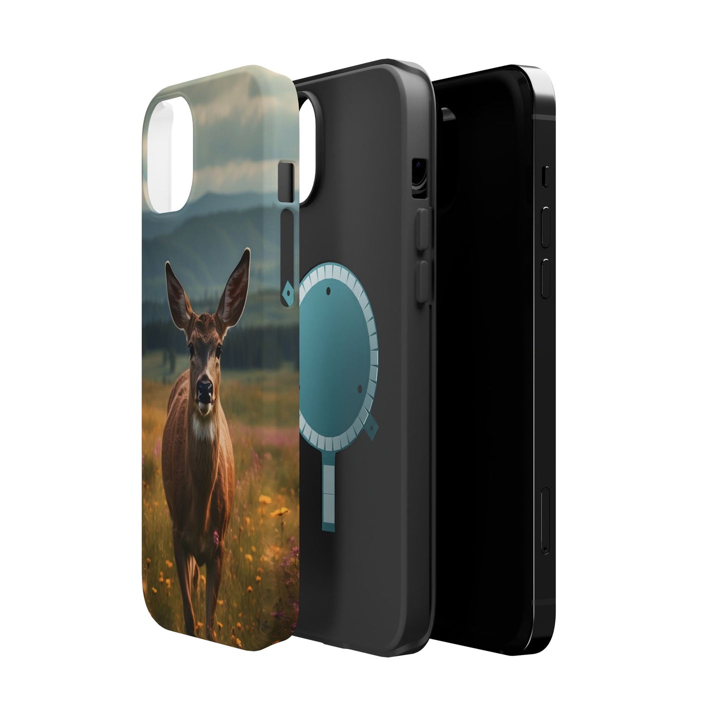 Rustic Meadow Deer – MagSafe iPhone Case