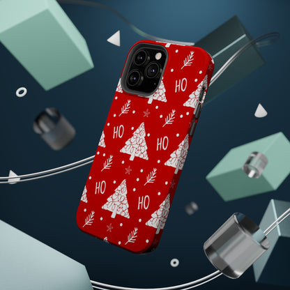 MagSafe iPhone Case: Ho Ho Ho – Christmas Tree Wonderland