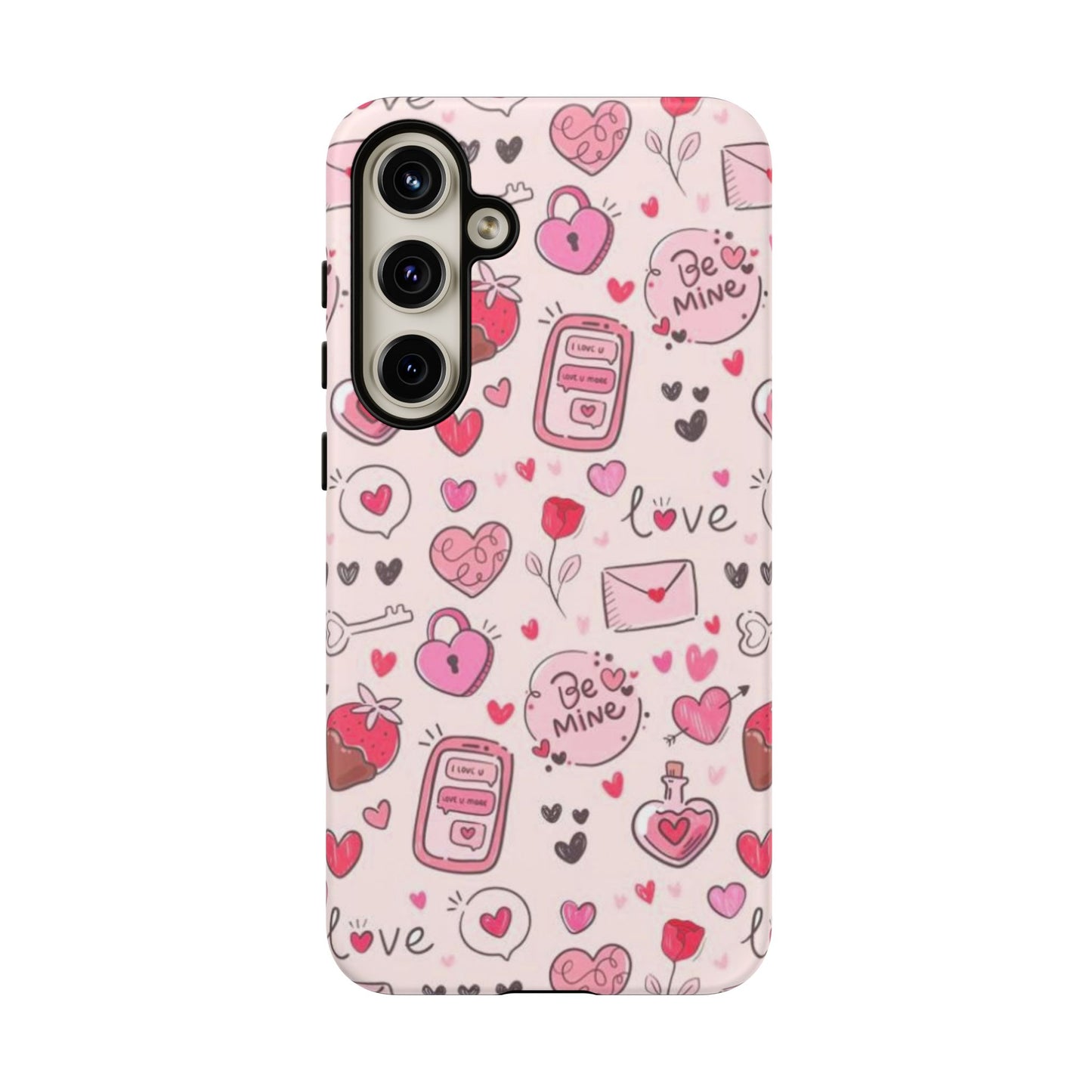 Samsung Galaxy Case: Playful Valentine's Day Icons Case