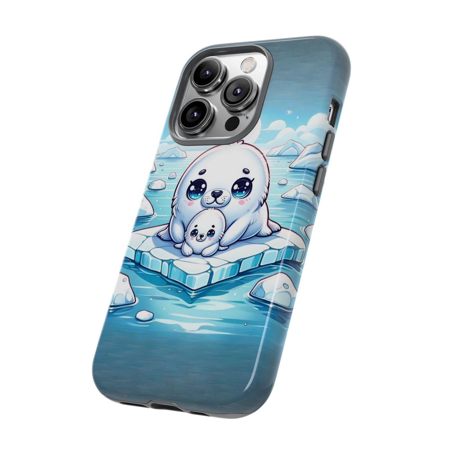 Arctic Embrace Seal iPhone Case