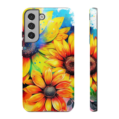 Vibrant Sunflower Splash - Samsung Galaxy Series Case