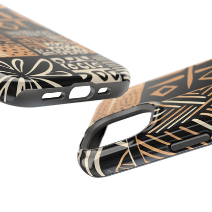 Tribal Geo-Pattern MagSafe Case – Bold Ethnic Design